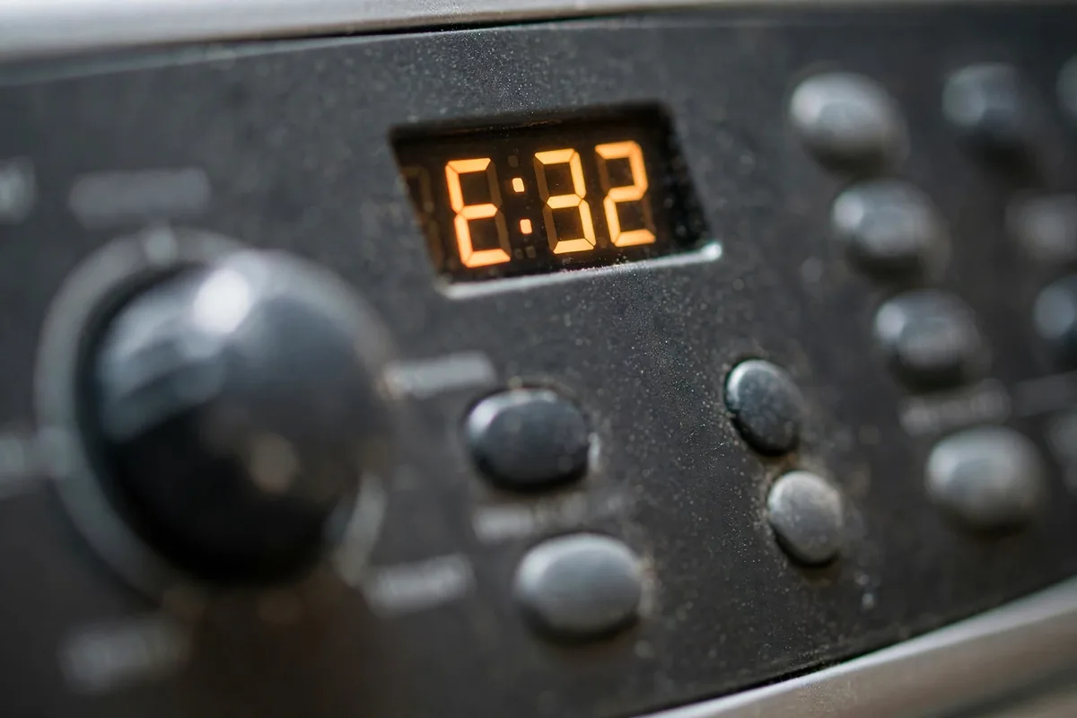 Dryer control panel displaying an error code — diagnostic help for Laguna Niguel homeowners